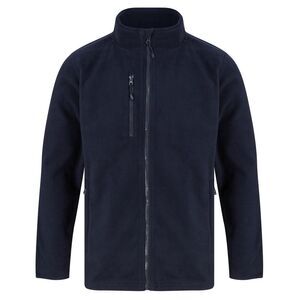 Henbury Unisex Adult Recycled Polyester Fleece Jacket / Navy